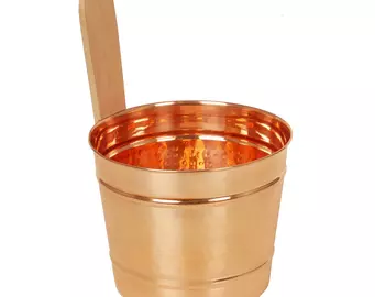 Шайка 4л МЕДЬ "Русский пар"