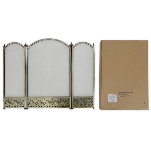 Экран каминный C03325AB (3 секции, 66х85см, античная бронза)-4