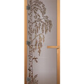 Дверь стекло Сатин Матовая 