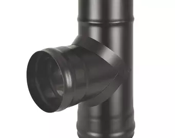Тройник BLACK (AISI 430/0,5мм) 90* (115)