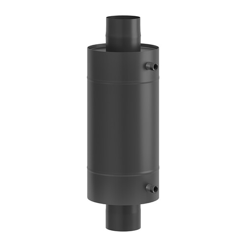 Теплообменник BLACK 12л на трубе д.115 штамп. (AISI 439)-2