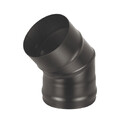 Колено BLACK (AISI 430/0,5мм) 45* 2-х секц. (120)-1