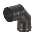 Колено BLACK (AISI 430/0,5мм) 90* 3-х секц. (120)-1