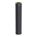 Сэндвич-труба BLACK (AISI 430/0,8мм), L-1м (120x200)-3