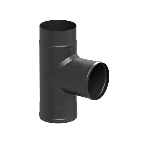 Тройник BLACK (AISI 430/0,8мм) 90* (200)-3
