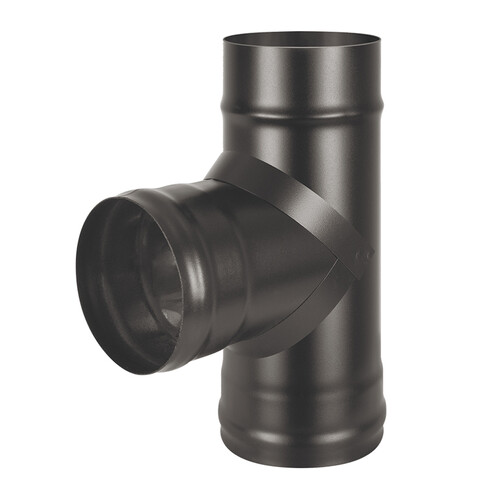 Тройник BLACK (AISI 430/0,8мм) 90* (200)-1