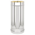 Сэндвич-труба Нерж+Нерж (AISI 430/0,5мм) L-0,25м (180х250)-1