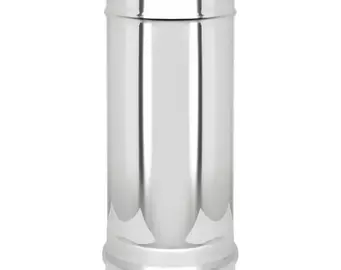Сэндвич-труба Нерж+Нерж (AISI 430/0,8мм) , L-0,25м (150х220)