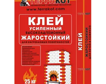 Клей усиленный "Терракот" жаростойкий, 25 кг