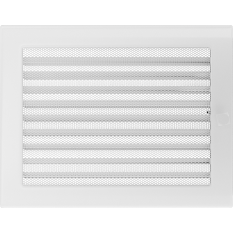 Вентиляционная решетка Белая с задвижкой (22*30) 22/30BX-1