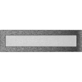 Вентиляционная решетка Черная/Серебро (11*42) 42CS-1