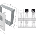 Вентиляционная решетка Графит (17*37) 37G-3
