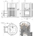 Печь для бани Эверест Ковка 24 (280) закрытая каменка-3