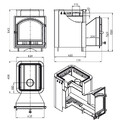 Печь ВЕЗУВИЙ Русичъ Антрацит 16 (205)-4