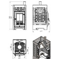 Печь для бани ASTON «Шторм» б/в (чугун)-13