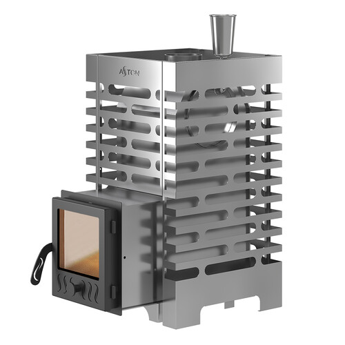 Печь для бани ASTON 16 INOX стекло-6