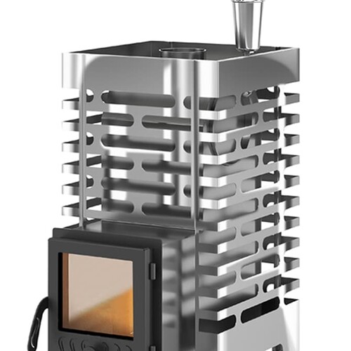 Печь для бани ASTON 16 INOX стекло-1