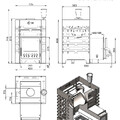 Печь для бани ASTON 12 INOX стекло-5