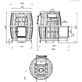 Печь ВЕЗУВИЙ Легенда Русский пар Ковка 18 (271)-4