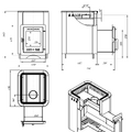 Печь ВЕЗУВИЙ Русичъ Антрацит 16 (210) 