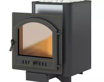 Печь ВЕЗУВИЙ Сенсация 22 Антрацит (205)