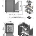 Печь ВЕЗУВИЙ Сенсация 16 Антрацит (205)-3