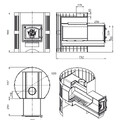 Печь ВЕЗУВИЙ Скиф Стандарт 12 (ДТ-3)-4