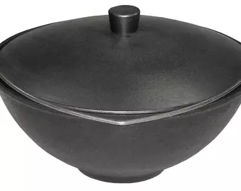 Казан 4л с крышкой и ручкой (К-Д) (Б)