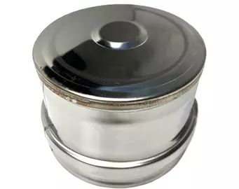 Заглушка Феррум М внешняя нержавеющая (430/0,5 мм) ф80