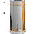 Дымоход Феррум утепленный нержавеющий (430/0,5мм)/оцинкованный ф130/200 L=0,5м по воде-1