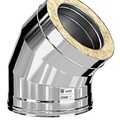 Колено Craft утепленное угол 135° нержавеющее (316/0,8/304/0,5мм) ф150/250 по воде-1