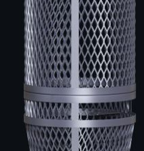 Сетка на трубу GFS Авангард 24 круглая 115 (300*780) под шибер-3