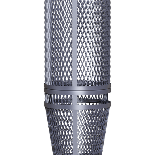 Сетка на трубу GFS Авангард 24 круглая 115 (300*780) под шибер-1
