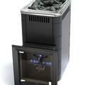 Печь для бани газовая ТМФ Таймыр 2017 Inox закрытая каменка антрацит (без ГГУ)-1