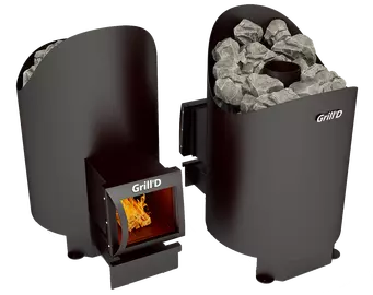 Печь для бани Grill'D Aurora 160 long black