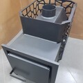 Печь для бани Сталь-Мастер Рада 4 14М БЕЗ ДВЕРКИ дровяная сетка-1