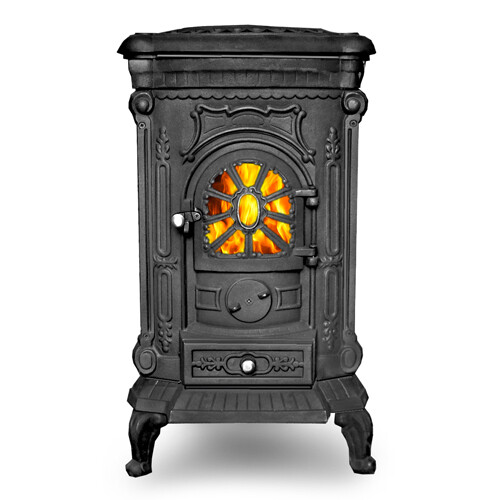 Печь-камин Eurokom Olimp Ecodesign чугунная Fireway-1