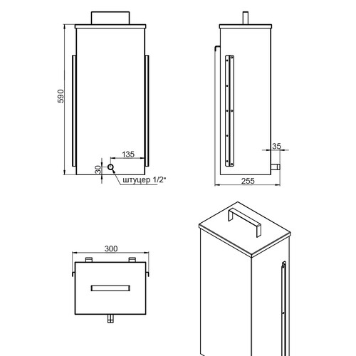 Печь для бани ASTON 16 