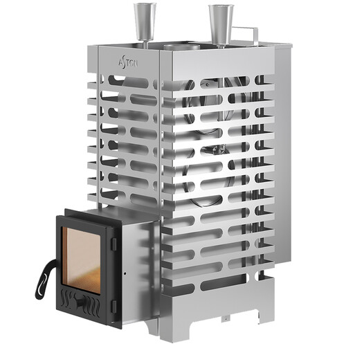 Печь для бани ASTON 20 INOX стекло 