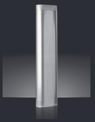Дымоход Craft нержавеющий овальный (316/0,8) ф120*240 L=1,0м-1