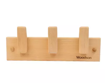 Вешалка 3 креплений D3 Woodson Ольха