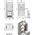 Печь для бани ASTON 30 INOX (310) Long-2