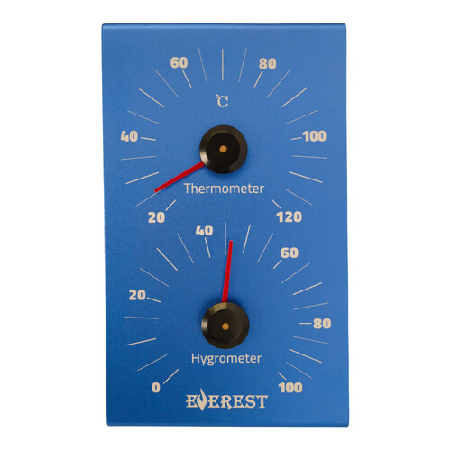 Термогигрометр EVEREST, алюминий BLUE (TG-29)-1