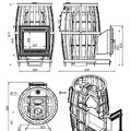 Печь ВЕЗУВИЙ Легенда Русский пар Ковка 30 (505)-4