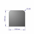 Лист напольный 1000*1000*1,5 R135 медь-2