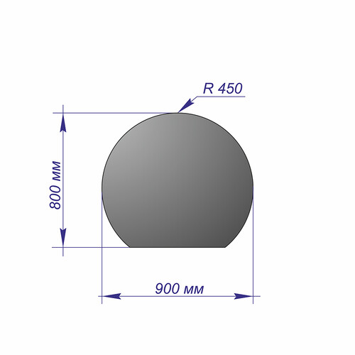 Лист напольный 900*800*1,5 R450 медь-2