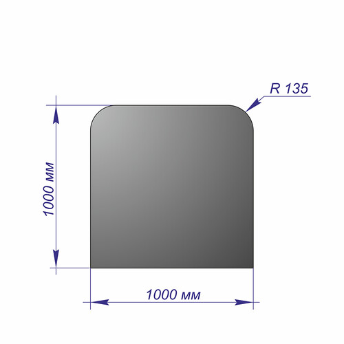 Лист напольный 1000*1000*1,5 R135 бронза-2