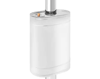 Бак на трубе 50л Ø115 (Овальный) (AISI 439) L-800 (ММ)