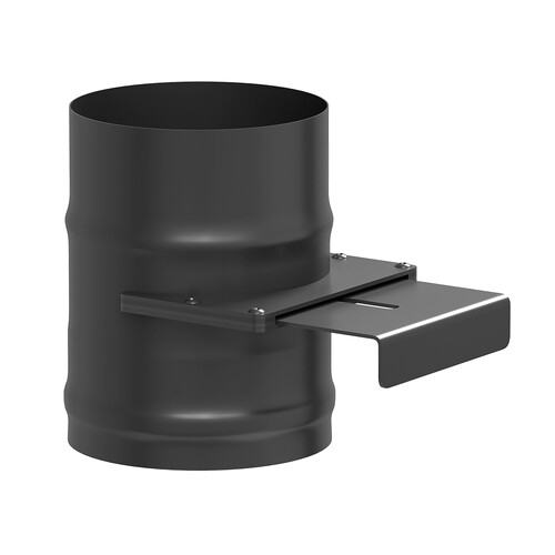 Шибер задвижной BLACK (AISI 430/1,0мм) д.115-1