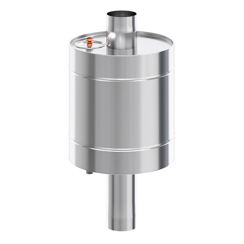 Бак на трубе 50л Ø115 (Круглый) (AISI 439) L-800 (МП)-1